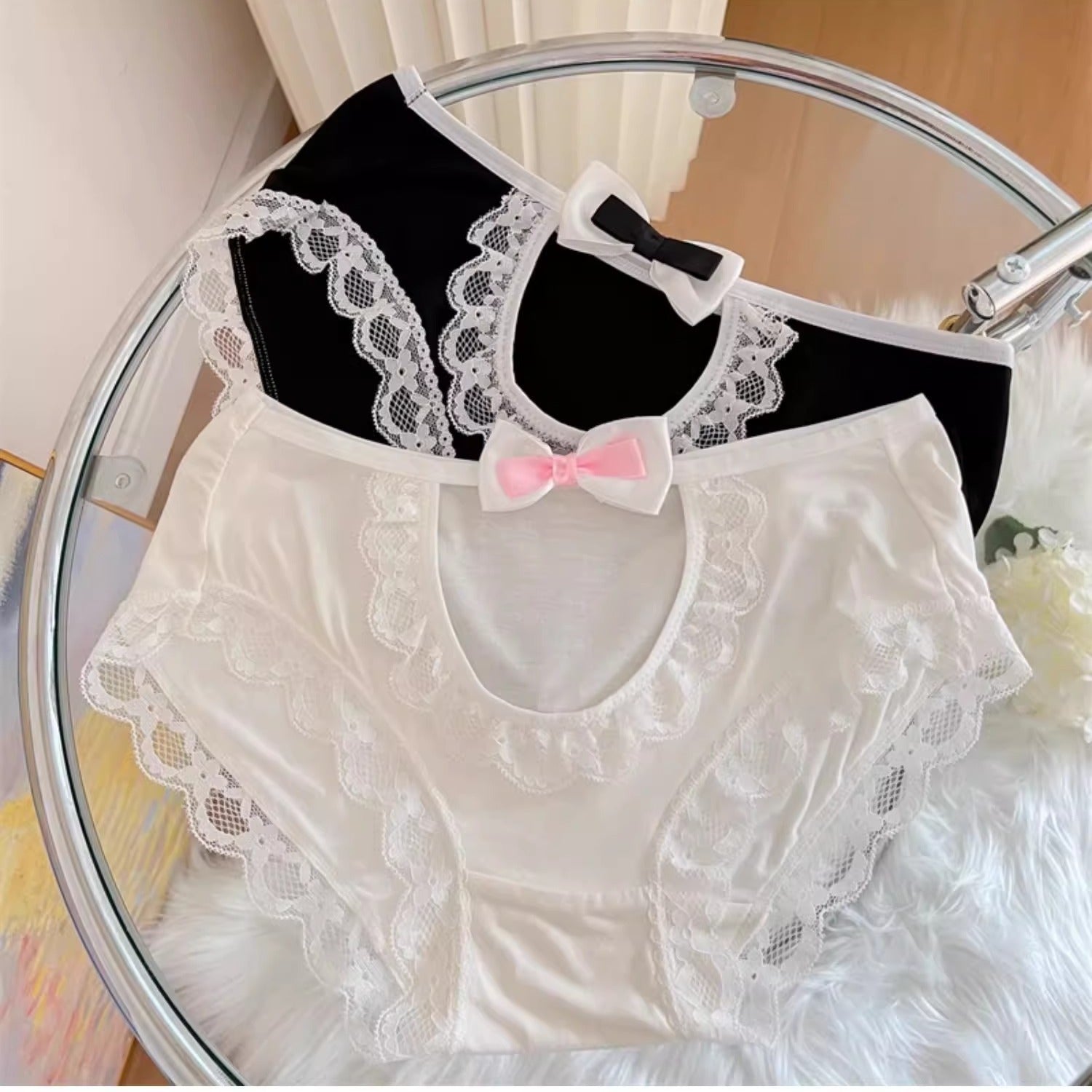 Bow Maid Panties for Trans Women detail image 1