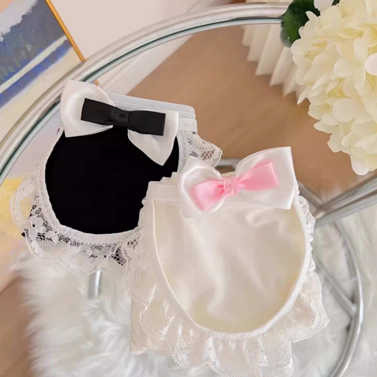 Bow Maid Panties for Trans Women detail image 4