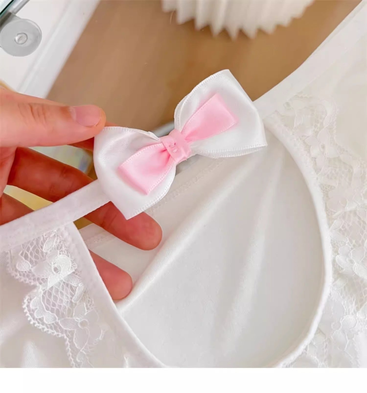 Bow Maid Panties for Trans Women detail image 8