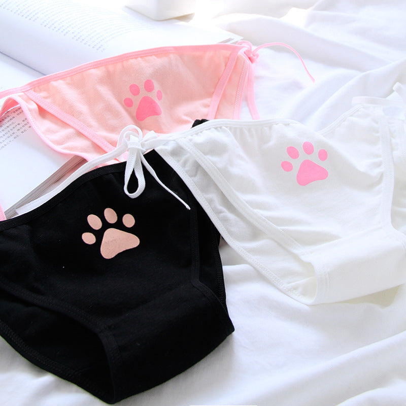 Cat Paw String Panties for Trans Women detail image 5