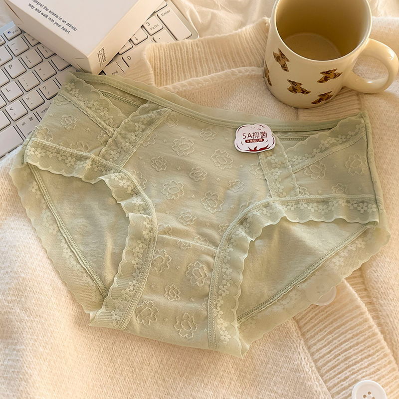 Cotton Flower Print Panties for Trans Women detail image 5