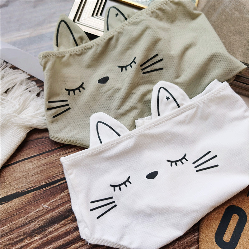 Cute Cat Panties with Ears for Trans Women detail image 4