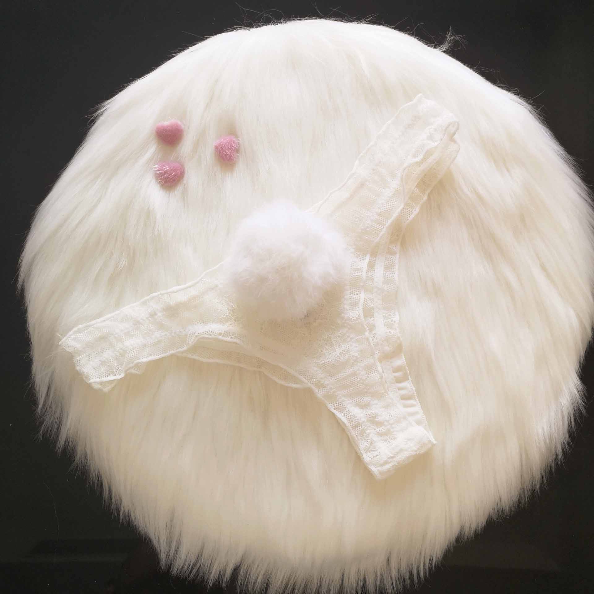Lace Bunny Panties for Trans Women detail image 4