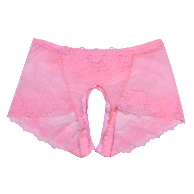Lace Plus Size Crotchless Panties for Trans Women detail image 12