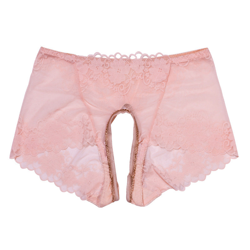 Lace Plus Size Crotchless Panties for Trans Women detail image 14