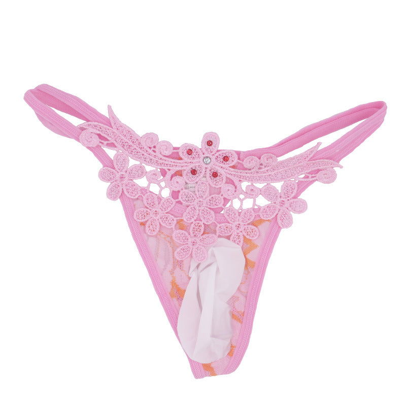 Low Waist Floral Cutout Thong for Trans Women product image 4