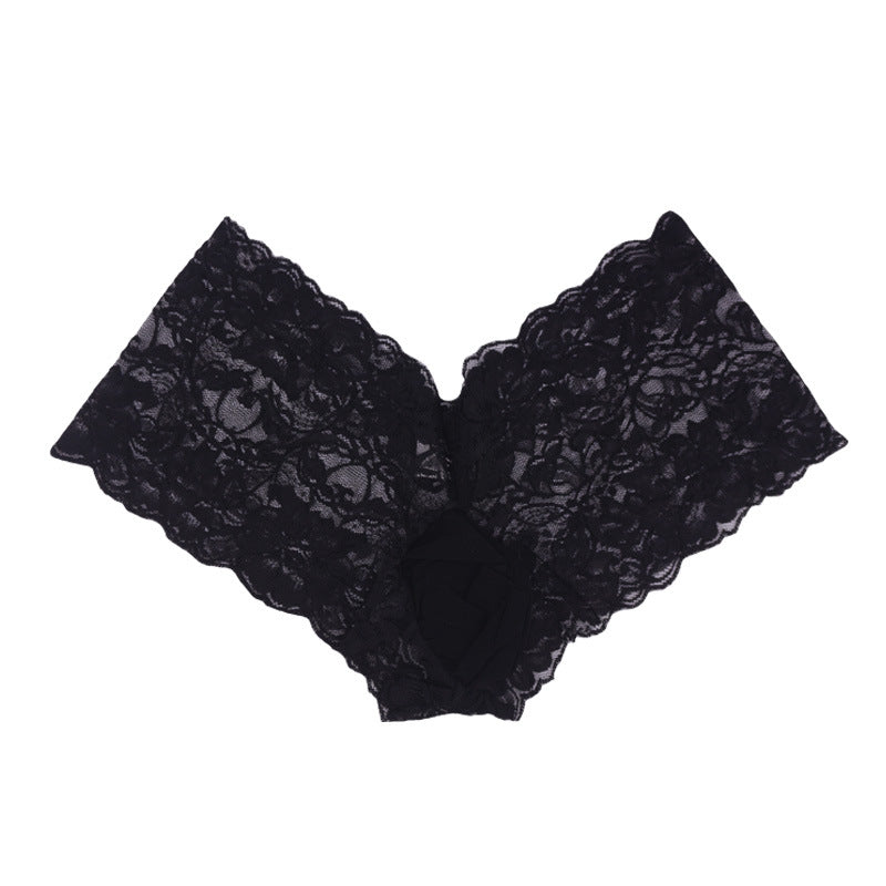 Mid Rise Floral Lace Pouch Panties for Trans Women detail image 6