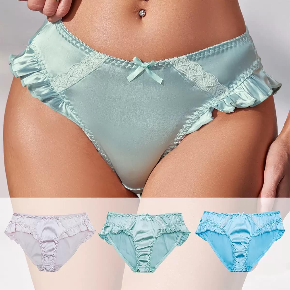 Plus Size Feminine Ruffled Panties for Trans Women