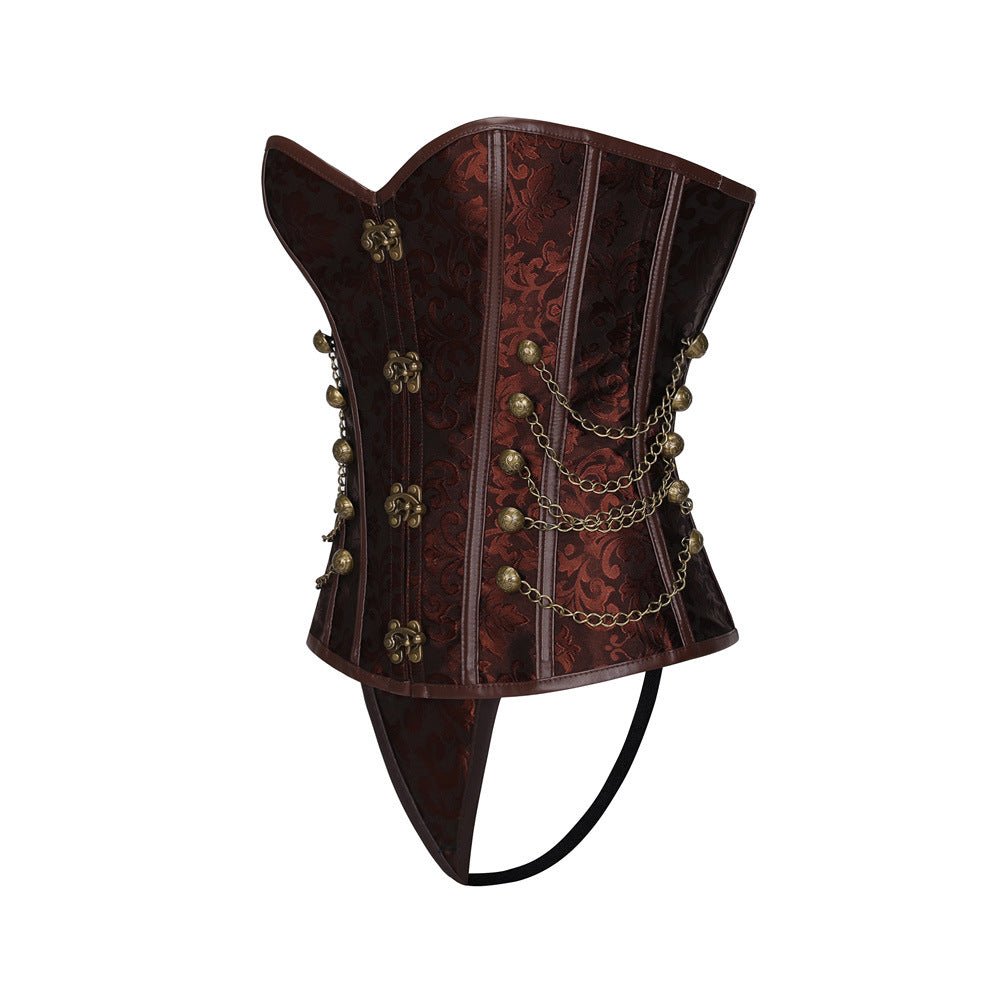 Punk Corset with Thong for Trans Women detail image 5