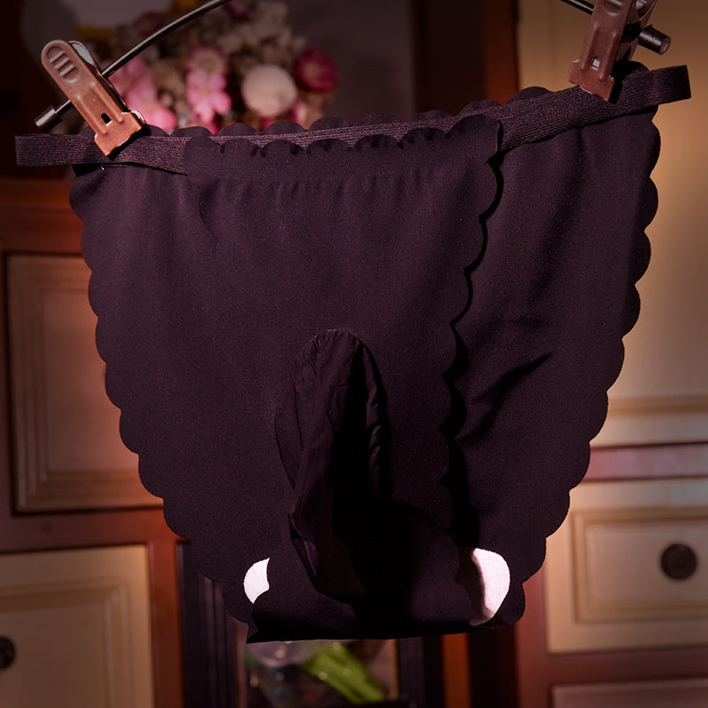 Sexy Feminine Pouch Thong Panties for Trans Women detail image 4