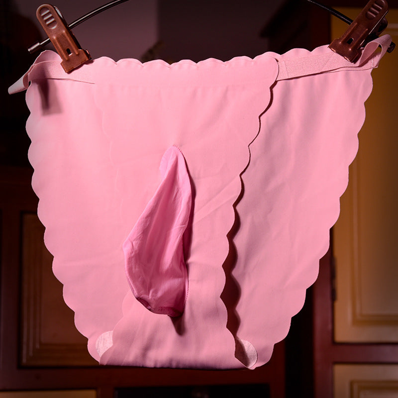 Sexy Feminine Pouch Thong Panties for Trans Women detail image 8