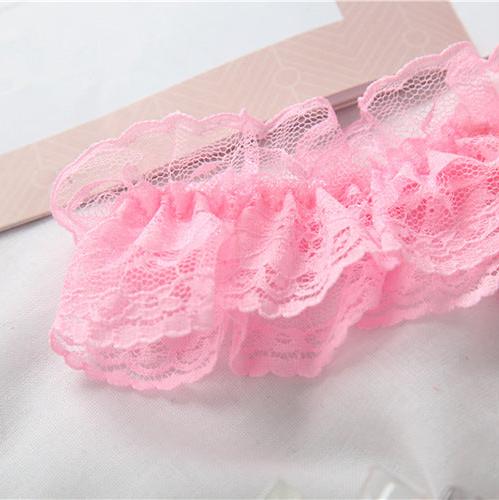 Sexy Lace Crotchless Thong with Pearls for Trans Women detail image 3