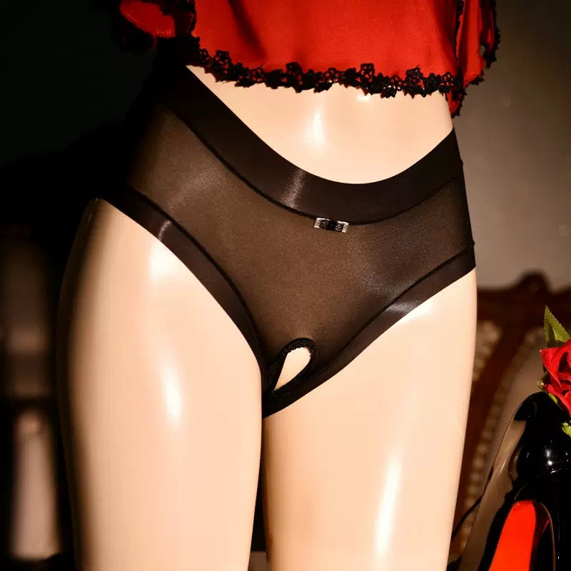 Sexy Seethrough Crotchless Panties for Trans Women