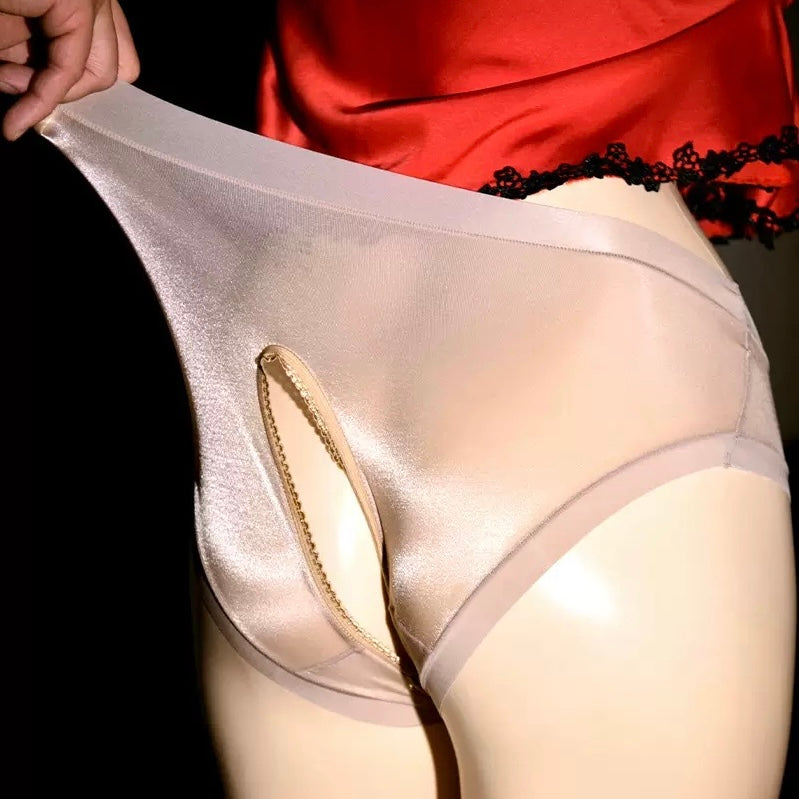 Sexy Seethrough Crotchless Panties for Trans Women detail image 7