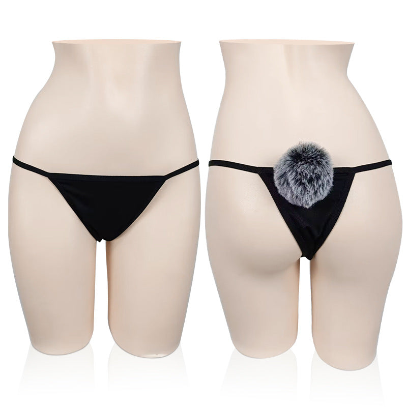 Thong with Bunny Tail for Trans Women detail image 8